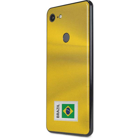 Brazil Soccer Flag Google Pixel 3 XL Skin